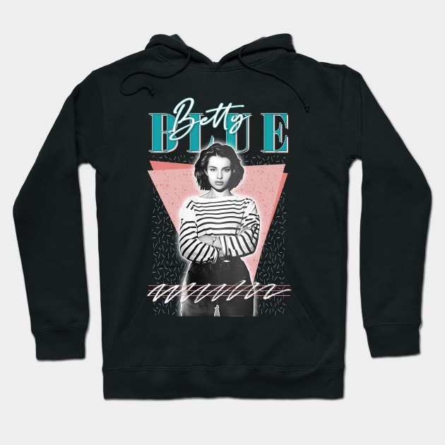 Betty Blue /\/\/ 80s Aesthetic Hoodie by DankFutura